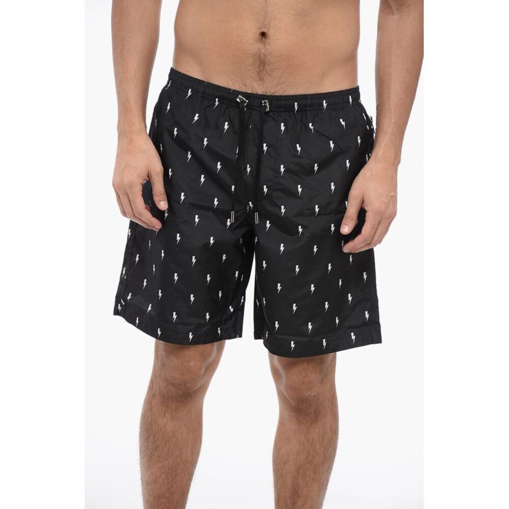 Nylon Boxer MICRO BOLTS Swim Trunks